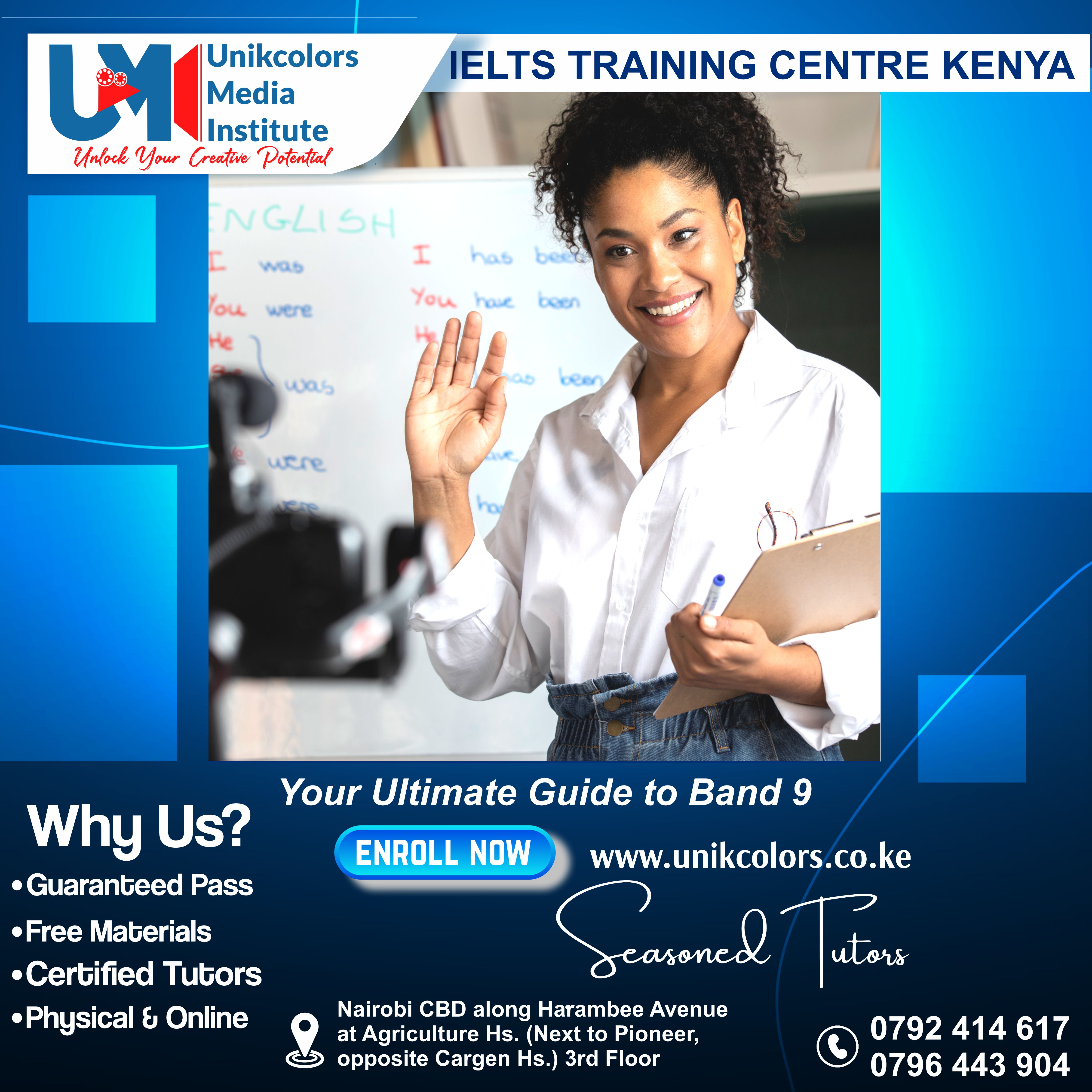 IELTS TRAINING CENTRE KENYA - IELTS PREPARATION | OET | TOEFL | PTE | GRE | DUOLINGO